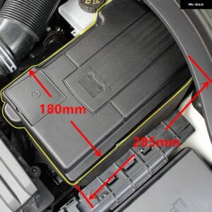 エンジン バッテリーカバー シュコダ カロクコディアックオクタヴィア MK3 素晴らしい VW T-ROC ティグアン L バッテリーアノード電極シェル