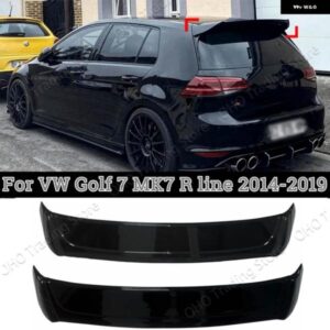 VW ゴルフ 7 MK7 R-LINE R ライン RLINE 専用 2014-19 リアルーフ スポイラー リア トランク スポイラー ウイングリップ