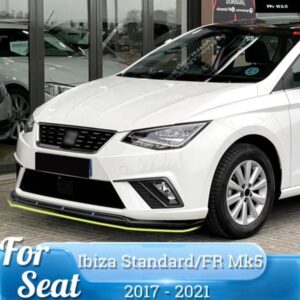シート イビサスタンダード MK5 FR MK5 2017-21 フロントバンパー カナードリップスプリッター 外装 トリム ABS