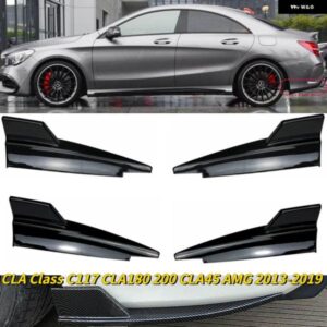 リアバンパー リップスプリッター スポイラー コーナープロテクター メルセデス CLA クラス C117 CLA180 200 CLA45 AMG 2013-2019