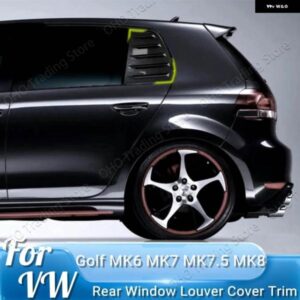 VW ゴルフ 6 ゴルフ 7 ゴルフ 7.5 ゴルフ 8 4 MK7/7.5/8/4 GTI GTD R リアウィンドウ シャッターカバー トリム ウィンドウ ルーバーサイドベント トリム