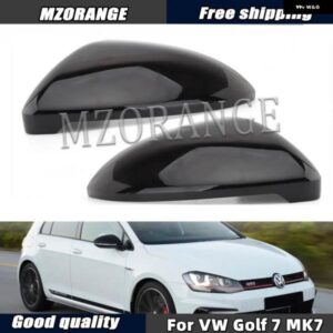 バックミラー カバー キャップ VW ゴルフ 7 MK7 7.5 GTI 高輝度黒サイドミラー ケーストゥーラン 2013-2020 カー