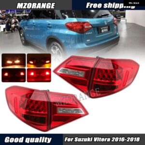スズキ 1セット LED テールライト VITARA 2016 2017 2018 LED リアライト ウィンカーライト ストップブレーキ駆動ラン