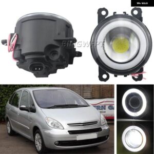2 エンジェルアイ フォグランプ シトロエン クサラピカソ MPV N68 1999-2015 車 LED レンズ DRL フォグ ドライビングランプ H11