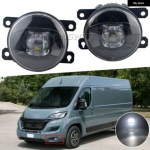 2 X フィアット DUCATO 250 290 2015-21 フォグランプ ランプ デイタイム ランニングライト DRL 12V H11 フォグランプ ライト