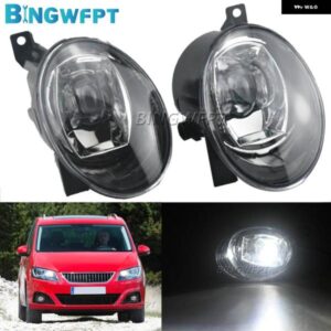 2X フォグライト 車 LED レンズフォグ デイタイム ランニングランプ DRL 30ワット 12用シート アルハンブラ 2010-16 ヘッドライト