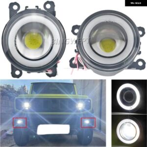 スズキ エンジェルアイ フォグライト アセンブリ ジムニー JB64 JB74 2018-24 フロント LED レンズフォグ デイタイム ランプ
