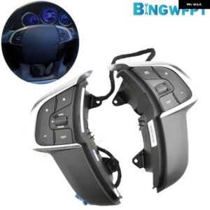 クルーズ コントロールボタン 電話ボリューム シトロエン DS4 C4L 2013-2016 ステアリングホイール スイッチ 車