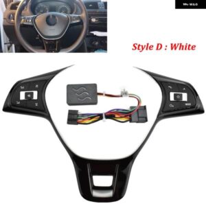 多機能 ステアリングホイール コントロールボタン スイッチ ボリュームボタン オーディオ スイッチ ボタン VW MK6 ゴルフ 7 ジェッタ ポロ