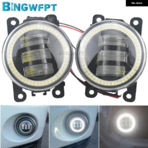 スズキ ペアエンジェルアイ フォグランプ ジムニー JB64 JB74 2018-22 - 2024 車 LED レンズ DRL フォグ デイタイ