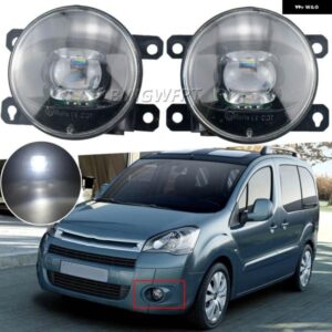 2個 LED フォグランプ シトロエン ベルランゴ B9 2012-15 フォグランプ アセンブリ 超高輝度 フォグランプ