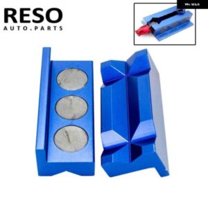 アルミ万力ジョーインサート AN 継手アダプター用長さ 4インチ 100MM 背面磁化付き RSC096