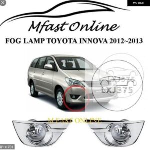 INNOVA KIJANG 2012 - 2013 年 6 月下向き 100% 防水 フォグランプ / フォグランプ / フォグランプ カバー