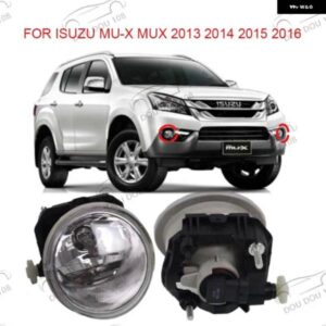 フォグランプ キット スポットライト いすゞ MU-X MUX 2013-16 クリアレンズハロゲンライト