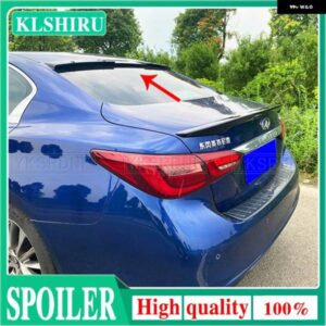 インフィニティ Q50 Q50S ルーフ スポイラー 2014-16 ABS 素材 ブラック リア トランク スポイラー