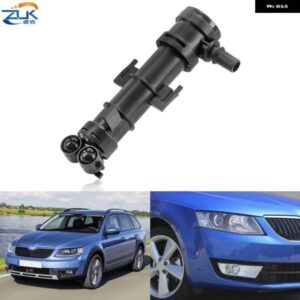 フロント ヘッドライト ウォッシャーノズル シュコダ オクタヴィア III MK3 5E3 NL3 NR3 2013-2017 ヘッドランプ ウォータースプレージェット 5E0955965