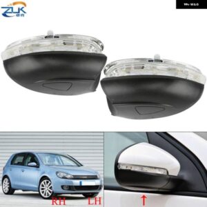 バックミラー ウィンカー LED ライト アウターミラー ランプ リピーター VW ゴルフ 6 2010-2012 トゥーラン ジェッタ 2011-2015 マーカー