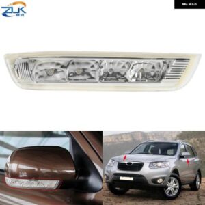 バックミラー LED ウィンカーライト リピーターランプサンタフェファンタフェベラクルス IX55 2007-2012 ウインカーインジケーターフラッシャー