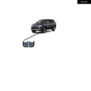 1ピース フロント マッドガード パジェロ スポーツ KH KG 07-14 フロントホイールプロテクターダートボードカバー L200 06-14 KA KB スプラッシュ 5370B204