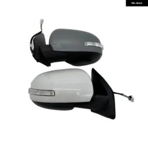 1個 LHD 無塗装白サイドミラー LED ASX GA 7632B433 2010-2020 熱自動折りたたみミラー ASX