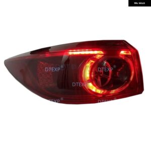 1ピース LED テールライト MAZDA3 サルーン専用 2013-2019 バルブ 無リアランプアクセラ パーキング ウィンカーインナーアウト
