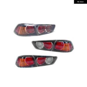 4個 テールランプ ランサー CY CX CZ 8330A107 2007-2020 ブラックストップランプフォルティス EX TURNIN 信号ハザード灯 EVO