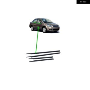 スズキ 4個 ブラック外側窓ガラスゴム SX4 サルーン 83821-56K00-000 ウェザー ストリップ SX4 SADEN ガラスプロテク