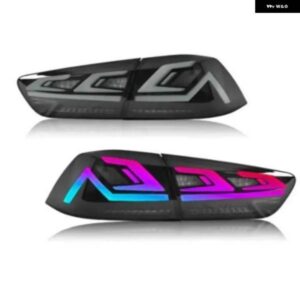 4個 RGB LED ストップランプ ランサー CX CY CZ 8330A108 2007-2020 リアテールフォルティスハザードマーカー ダイナミック ハートランプ EVO