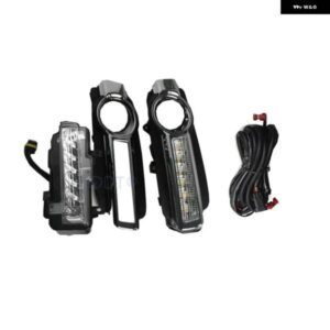 5ピースデュアルカラー デイタイム ランニングドライビングライト モンテロ V98 LED DRL パジェロ ウィンカーランプ SHOGUN V97 2015-2019