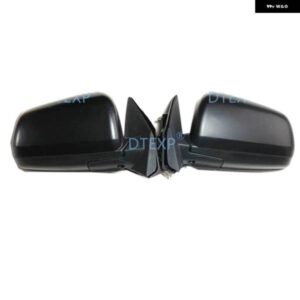 1個 LHD 無塗装カーボンプリントサイドミラー ランサー EX 2007-2019 7632A719 5 ワイヤー ガラスヒートフォルティス CX CY 折りなし