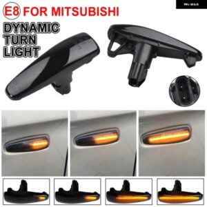 LED ダイナミック ウィンカーライト フェンダー サイドマーカー ランプ 8351A001 MISTUBISH ランサー EVO X スモークアウトランダースポーツ