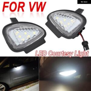 LED パドルライト ウェルカムランプ VW ゴルフ MK6 GTI 6 パサート トゥーラン 1T3 2011 2012 2013-2015 交換用アンダーサイドミラー ライト