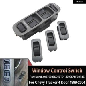 スズキ パワーウィンドウ スイッチ 左 LH ドライバーフロント グランドヴィターラ XL-7 バレーノ開き戸 37990-65D10-T01 3