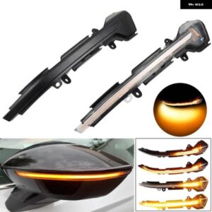 2個 サイドウイングスクロール ダイナミック ウインカー ウィンカーライト シート レオン III MK3 5F ST FR クプラアロナ KJ7 2013 2014 2015 2017 2018