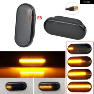 LED ダイナミック サイドランプインジケーターマーカー ウィンカーライト 連続点滅 VW MK4 ジェットボラ ゴルフ ルポ パサート カーパーツ