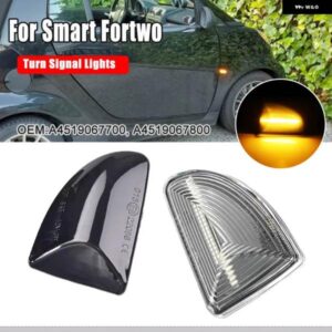 スモーククリアレンズ サイドマーカー ランプ ウィンカーライト OEM A4519067700 スマートフォーツー 451 MK1 MKII 07-15