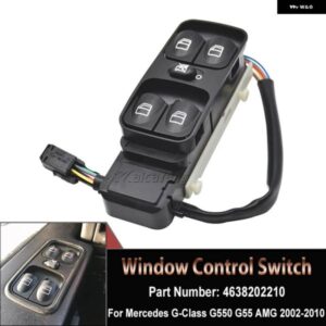メルセデス W463 G500 G550 G クラス 2002-2010 フロント左側パワーコントロールスイッチ ボタン 4638202210 A4638202210
