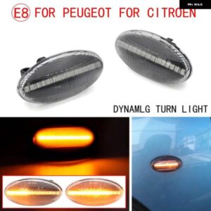 LED ダイナミック ターン シグナル サイド マーカー ライト シトロエン C1 C2 C3 C5 C6 クサラ ピカソ C-クロッサー ベルランゴ ジャンピー ディスパッチ