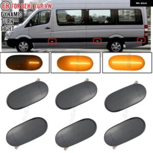 ダイナミック LED サイドマーカー ライトサイドリピーターランプ ウィンカーライト パネルランプ フォルクスワーゲン クラフター 2006 ベンツ スプリンター