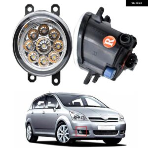2個 フロントバンパー ハロゲン フォグランプ LED フォグランプ H11 12V カローラ アベンシスカムリ VERSO MPV ZER ZZE R1 2007 2008 2009