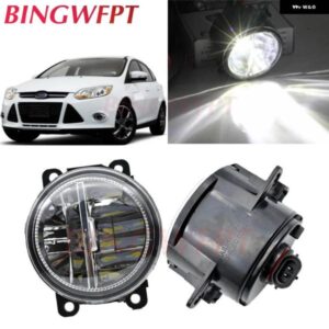 2ピース/ロットフロントバンパー LED フォグランプ フォーカス 3 RS ST エステート セダン 2003-2014 ハロゲンランプ