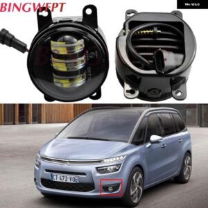 LED フォグライト ランプ シトロエン C3 C5 C6 DS5 2012 -2015 シトロエン C4 ピカソ/グランドピカソ C4 2006-2020 H11 12V フォグランプ DRL