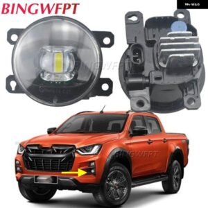 LED ヘッドランプ デイライト DRL ハロー いすゞ D MAX D-MAX 2020 2021 2022 車 フォグランプ アセンブリ 12V H11 レンズ デイタイム ランニングライト