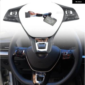 VW MK6 ゴルフ 7 ポロ 2014-2019 ジェッタ 2017-2019 多機能ステアリングホイール ボタンスイッチ 音量ボタン オーディオ スイッチ ボタン