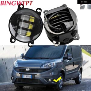 2 X 車 LED フォグライト アセンブリ フィアット デュカト 250/290 ドブロ 152 263 2015-2020 フィアット 500 デイタイム ランニングライト DRL H11 12V