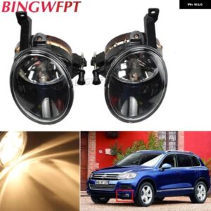 2個 フロント LED フォグライト ランプライト 7P6941699 7P6941700 VW トゥアレグ 2011-15 スタイリング