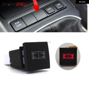 赤色 LED ライトバリアゲートドアスイッチ プッシュボタン VW ゴルフ 6 ゴルフ ゴルフ V GTI ジェッタ MK6 キャディーシロッコトゥーラン 2009 2010 2011