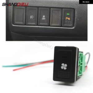 スズキ 25*40MM LED ライト電源オンオフファンスイッチ 換気排気ボタン SX4 スイフトグランドビターラエリオ 2006 - 2012