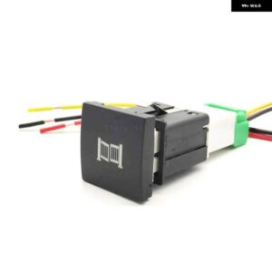 車赤色 LED 電源オンオフフェンスゲートバリアドアスイッチ プッシュボタン VW ゴルフ 6 ジェッタ 5 MK5 キャディー EOS シロッコ
