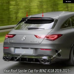 リアルーフリップウイング スポイラー ベンツ CLA クラス X118 180 200 220 250 AMG CLA35 CLA45 2019-2023+ シューティングブレーキリア スポイラー